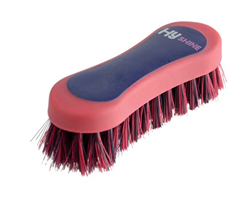 hyshine Pro Groom Face Bürste 12,3 x 4 cm navy/rot Art. 8318 von HySHINE