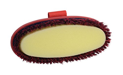 hyshine Pro Groom Schwamm Bürste 20 x 9,5 cm navy/rot 8415 von HySHINE