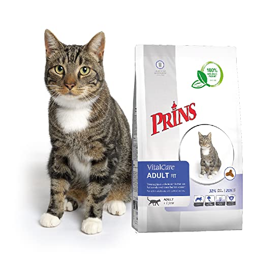 Prins VitalCare Adult Fit 10 kg Katzenfutter Trockenfutter für aktive Katzen - knusprige Brocken von HybridSupply