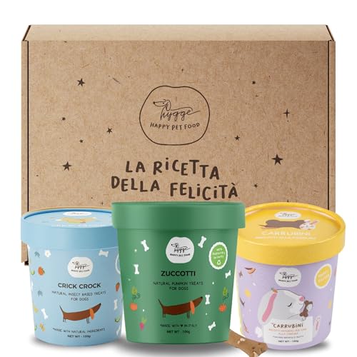 Delicious Box: Natürliche Hundekekse Set 3 Packungen (Kürbis, Karrubine, Crick Crock ohne Getreide | Leckere und gesunde Hundesnacks, geeignet für alle Größen | 300 g | Hygge Dog von Hygge