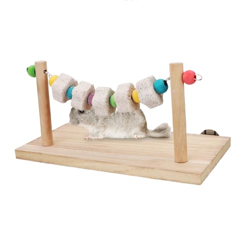 Hypeety Sitzstange aus Holz, für Natur-Spielzeug, Käfig für Hamster, Maus, Chinchilla, Ratte, guinea-pigs Zwerg von Hypeety