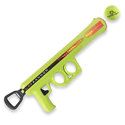 Hyper Pet K9 Kannon K2 Ball Launcher Interaktives Hundespielzeug (Laden und Launch Tennisbälle für Hunde zum Apportieren) [bestes Hundespielzeug für kleine und große Hunde, erhältlich in 2 Größen von Hyper Pet