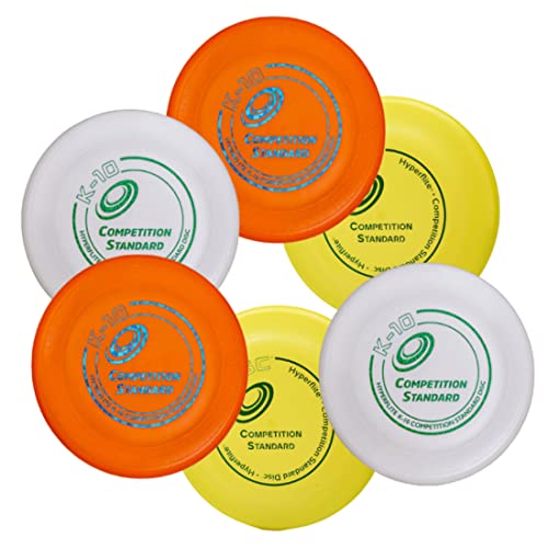 Hyperflite K-10 Competition Standard Dog Disc 6 Pack von Hyperflite