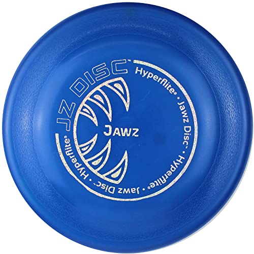 Hyperflite K10 Jawz robuste & bissfeste Hunde Frisbee BLAU X-Flash Anti Glanz | Für große & kleine Hunde | Zum werfen, fangen, aportieren und Spielen von Hyperflite