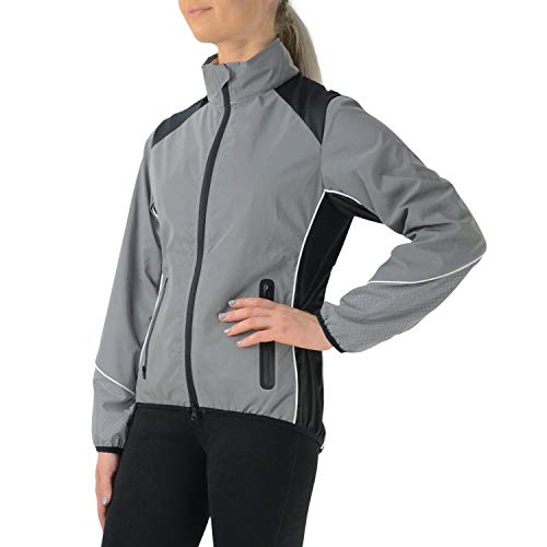 Hy Equestrian Hyviz Damen Silva Flash Reflektierende Jacke - Reflektierendes Silber von Hyviz