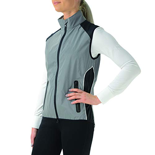 Hy Equestrian Hyviz Silva Flash Reflektierende Weste Für Frauen - Reflektierendes Silber von Hyviz