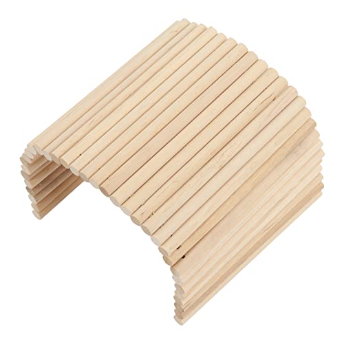 Holzleiterbrücke, Sicheres, Flexibles Holzversteck Grind The Teeth Unterhaltungsort für Frettchen für Chinchillas (20 * 40 cm) von Hztyyier