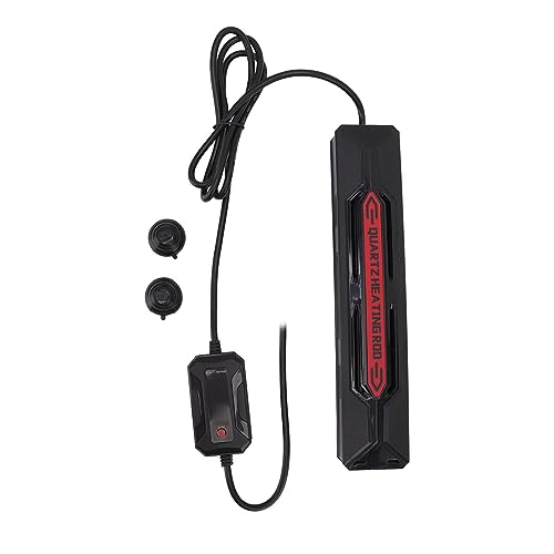 Hztyyier Aquarium-Heizung, Quarzglas-Aquarium-Heizung, Chrom-Heizdraht, LED-Display-Controller für Aquarium (UK-Stecker 220 V) von Hztyyier