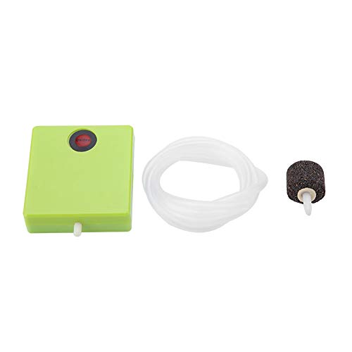 Aquarium Pump Stone Tragbare Aquarium Luftpumpe mit Zubehör Luftstein und Batterie für Aquarien von Hztyyier