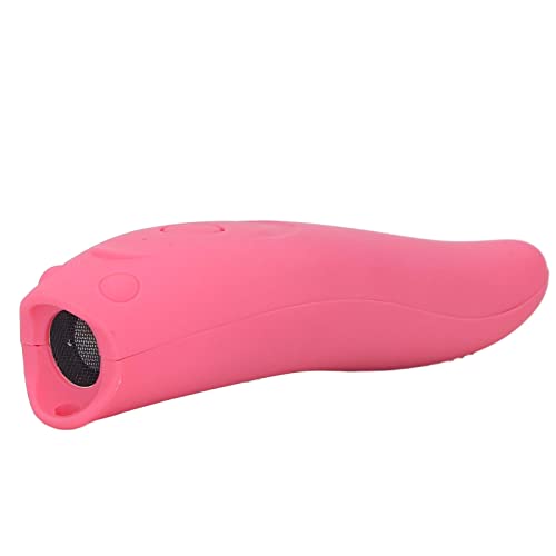 Hztyyier Hundeabwehrgeräte, Ergonomisches IPX2-Handgerät, Ultraschall-Bellkontrollgerät, Wasserdicht, für den Innenbereich, mit Umhängeband für Hunde (Rosa) von Hztyyier