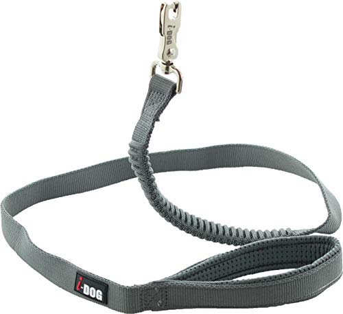 I-dog Elastiche Leine Confort (120, grau) von I-dog