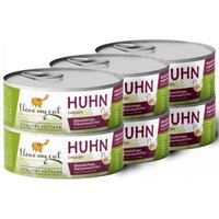 I love my cat Katzenfutter Nass mit Huhn - 6x100g von I love my cat