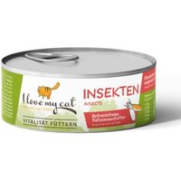 I love my cat Katzenfutter Nass mit Insekten - 100g von I love my cat