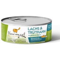 I love my cat Katzenfutter Nass mit Lachs und Truthahn - 100g von I love my cat