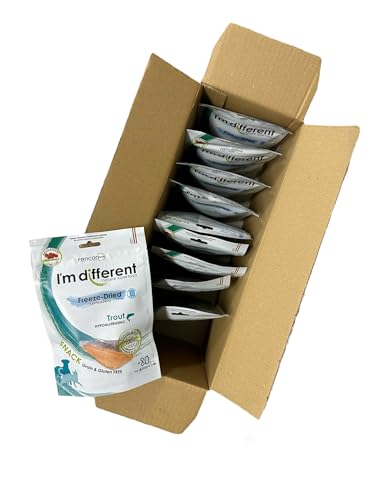 I'm different, Monoprotein gefriergetrockneter Snack, Forelle 10 x 40 g von I'm Different