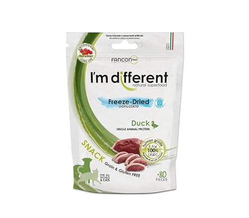 I'm different, gefriergetrocknete Monoprotein Ente Snack von I'm Different