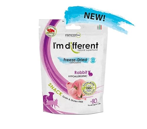 I'm different, gefriergetrocknete Monoprotein Kaninchen Snack von I'm Different