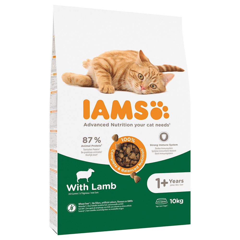 IAMS Advanced Nutrition Adult Cat mit Lamm - Sparpaket: 2 x 10 kg von Iams