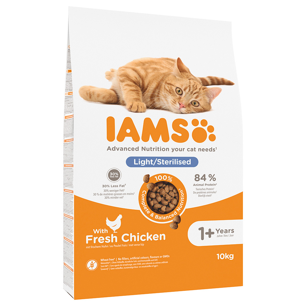 IAMS Advanced Nutrition Sterilised Cat mit Huhn - Sparpaket: 2 x 10 kg von Iams