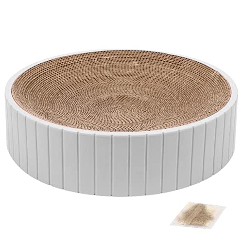 Cat Scratch Pad Bowl, Cat Scratcher Bowl, Paper Nest for Kitten Cat, Cat Scratcher Round Bed Cat Round Scratch Board For Indoor Cats Cat Scratching Board Wellpapier Cat Scratch Pad von IAZE