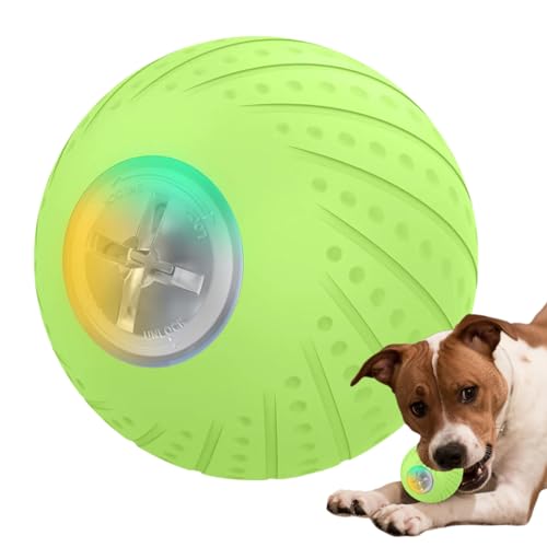 Rolling Ball Katzenspielzeug, Bewegungsaktivierter Katzenball, Smart Indoor Bälle Elektrisches Katzenspielzeug, Interaktives Trainingsspielzeug Mit LED-Licht, Wiederaufladbarer Rollball von IAZE