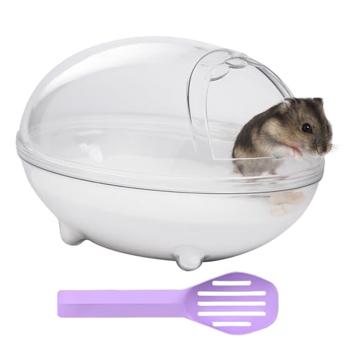 IBWell Transparent Hamster Sandbad Container Hamster Sandkasten Hamsterkäfig Zubehör Bad hält Sand eingeschlossen von IBWell