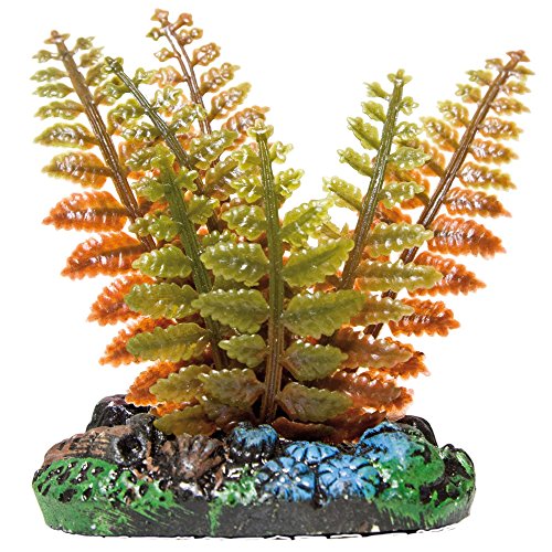 ICA Aquatic Plants AP1019 Kunstpflanze Farn für Aquarien, 6,5 cm von ICA