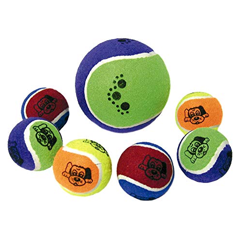 ICA DK3 Blister Spielzeug mit sechs Tennisbällen für Hunde von ICA