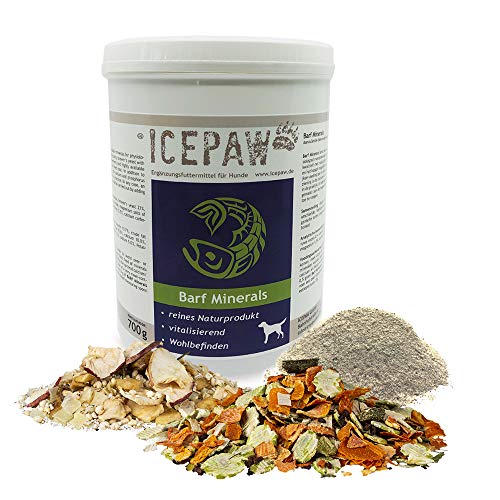 ICEPAW I Barf Kombipaket für Hunde I Barf Minerals (600 g) I Amaranth Risotto (500 g) I Gemüsemix (1 kg) von ICEPAW by Michael Tetzner