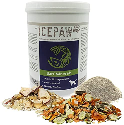 ICEPAW I Barf Kombipaket für Hunde I Barf Minerals (600 g) I Amaranth Risotto (500 g) I Gemüsemix (1 kg) von ICEPAW by Michael Tetzner