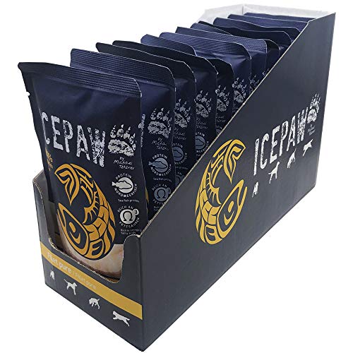 ICEPAW I Filet Pure I 12 x 100 g I High Premium Feuchtfutter für Hunde mit Fisch I Kabeljau/Dorsch I bei Futterunverträglichkeiten I besonders fettarm I Pouchbeutel von ICEPAW by Michael Tetzner