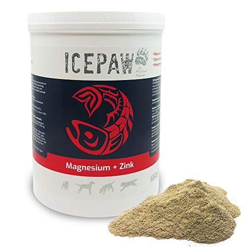 ICEPAW Magnesium + Zink Ergänzungsfuttermittel für Hunde, 1 Dose (650 g) von ICEPAW by Michael Tetzner