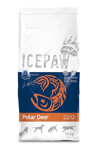 ICEPAW Polar Deer, Hypoallergenes Trockenfutter für Hunde, mit Hirsch und Kartoffel 14 kg von ICEPAW by Michael Tetzner