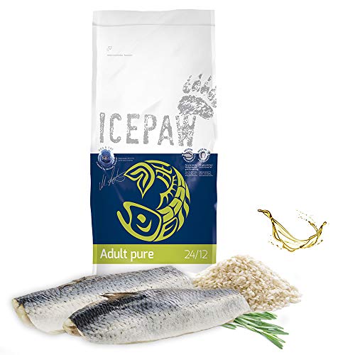 ICEPAW Adult Pure Trockenfutter für Hunde, 4er Pack-3+1Sack gratis (4 x 2 kg) von ICEPAW by Michael Tetzner