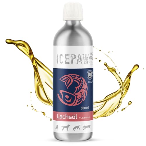 ICEPAW I Lachsöl für Hunde 500 ml I Omega-3 I Omega-6 I Fettsäuren I Fischöl I Haut und Fell von ICEPAW by Michael Tetzner