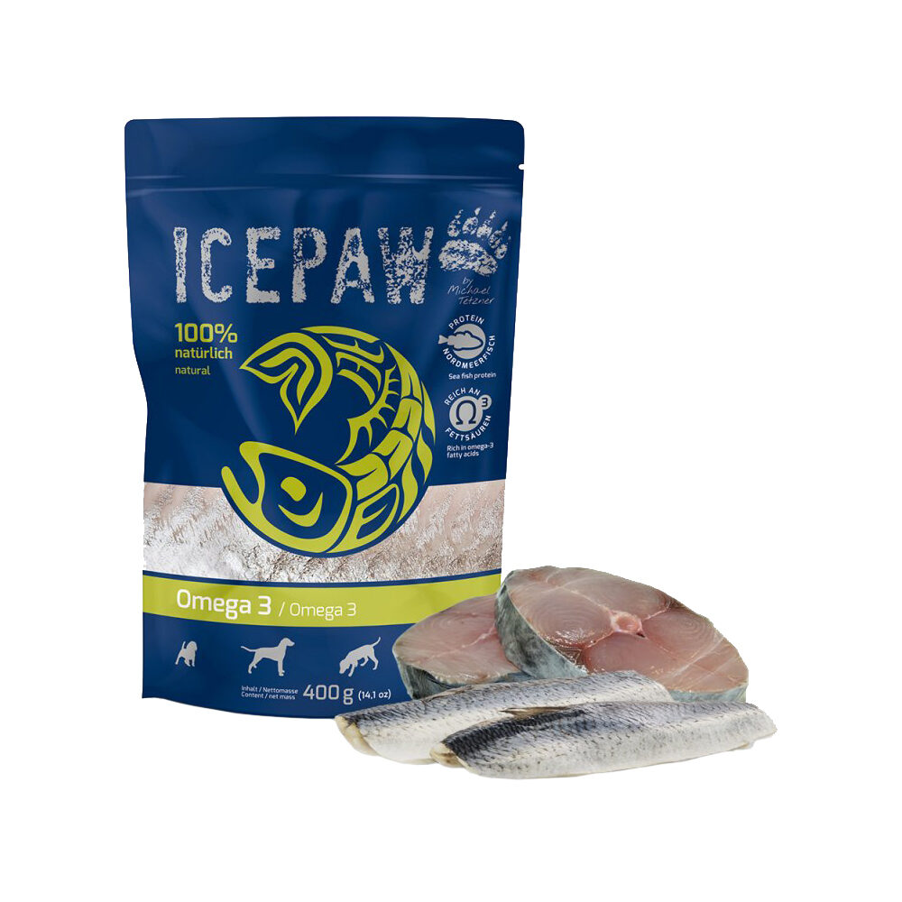 ICEPAW Omega 3 - 6 x 400 Gramm von ICEPAW