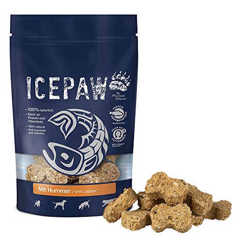 ICEPAW Mit Hummer, Snack zur Belohnung mit Hummer für Hunde, 150 g von ICEPAW by Michael Tetzner