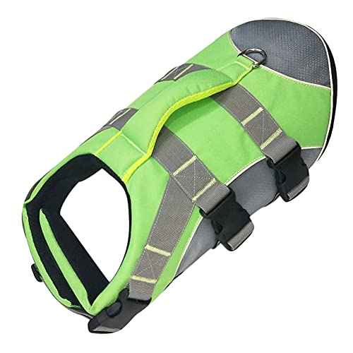 ICTOLOGY Haustier Hunde-Schwimmweste Sommer Hunde Badeanzug Hunde Schwimmweste Sicherheitskleidung Haustier Schwimmweste Verstellbarer Mantel von ICTOLOGY