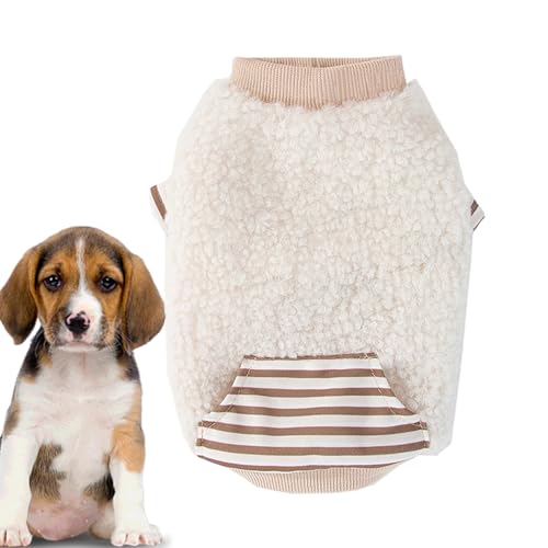 Dackelpullover, warmer Samt-Pullover, Winterpullover, dicker warmer Hundepullover, atmungsaktiver warmer Hundemantel, weicher Pullover für Französische Bulldogge, Hundepullover für kleine Hunde von IDIDOS