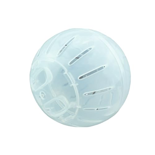 Hamster-Laufball – 10 cm Hamster Joggen Gymnastikball – ABS Hamster Laufen Spielball, transparenter Hamsterball mit Belüftungslöchern, Kleintier-Laufrad für Hamster, Goldener Bär von IDIDOS