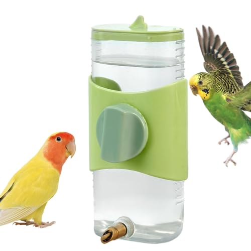 IDIDOS Vogel-Wasserspender, ABS-Material, Sittich-Wasserspender für Käfig, 300 ml Vogel-Wasserspender, praktische Vogelkäfig-Futterspender und Tränken, automatischer Papageien-Futterspender von IDIDOS