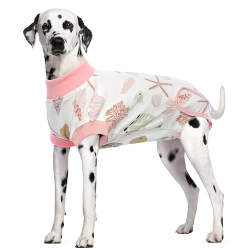 IDOMIK Hunde-Genesungsanzug nach Operationen, weicher Hunde-Operation, Hunde-Spay Neuter Onesie Snugly Shirt, Hundekegel-Alternative Anti-Lecken Bauchwunde von IDOMIK