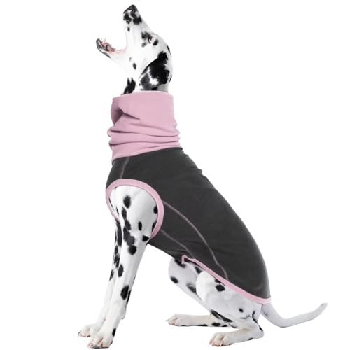 IECOii Hund Pullover Winter Warme Pullover,Hund Sweatshirt Stretch Fleece Weste Jacke Hund Pullover Pullover für kleine mittlere große Hund,Turtleneck Pullover Winter Pullover,Haustier Winter Kleidung von IECOii