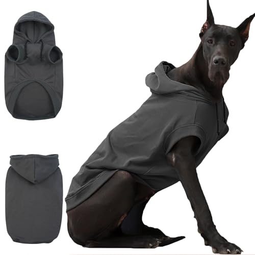 IECOii Kapuzenpullis für Hunde,Hunde Kapuzenpulli,Pullover Dog Hoodie Sweatshirt,Haustier Hund Kapuzen Kleidung,Hundepullover für Mittelgroße, Große und Extra Große Hunde (kein Vliesstoff),M-4XL von IECOii