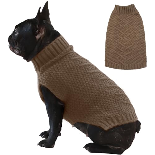 IECOii Hundepullover,Weihnachten Sweater FüR Hunde,Warmer Hunde Pullover FüR MittelgroßE GroßE Extra GroßE Hund,Hundemantel Fleece Hundepulli Wintermantel Hund,Winter Hunde Kleidung,Hund Sweatshirt von IECOii