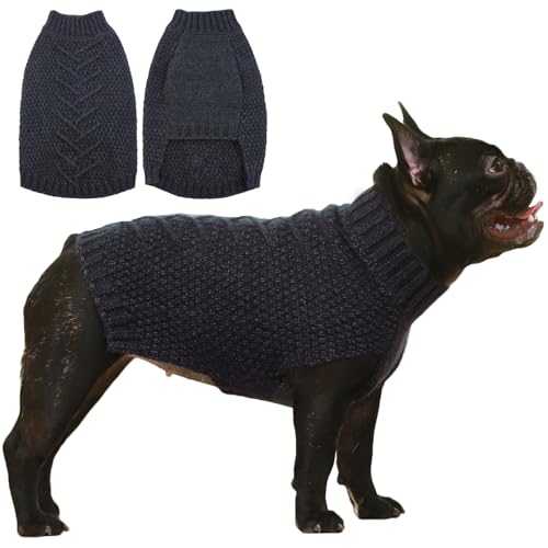 IECOii Hundepullover,Weihnachten Sweater FüR Hunde,Warmer Hunde Pullover FüR MittelgroßE GroßE Extra GroßE Hund,Hundemantel Fleece Hundepulli Wintermantel Hund,Winter Hunde Kleidung,Hund Sweatshirt von IECOii