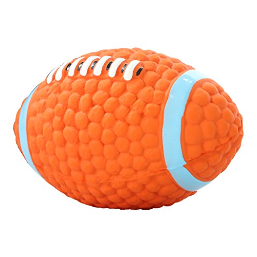 IFOYO Hundespielzeugball, quietschendes Haustierspielzeug, Hundespielzeug, quietschender Latex-Gummi-Hundespielzeugbälle, beißfest, Zahntrainingsspielzeug für Hunde, 14 cm von IFOYO