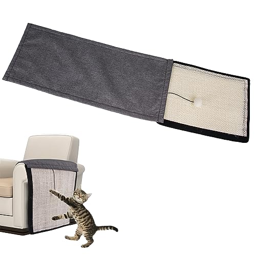 Kratzmatte Katze 110X29cm Katzenkratzmatte Sisal Couch Kratzpappe Wand Kratzschutz Sofa Katzenkratzbrett Ecke Kratzbrett Katzenkrallen Katzenmöbel Kratzschutz Kratzpappe Hause Kratzpads von IGTOPS