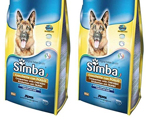 2 x Monge Simba Entsafter für Hunde mit 20 kg Geflügel, für Erwachsene von IL CAMPO