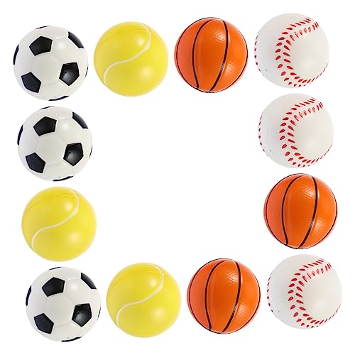 IMIKEYA 12er Set Unzerstörbare Hundespielzeuge – Bissfester Trainingsball Für Kleine Und Große Hunde - Interaktive Kauspielzeuge Für Stundenlangen Spaß - Zufällige Farben von IMIKEYA